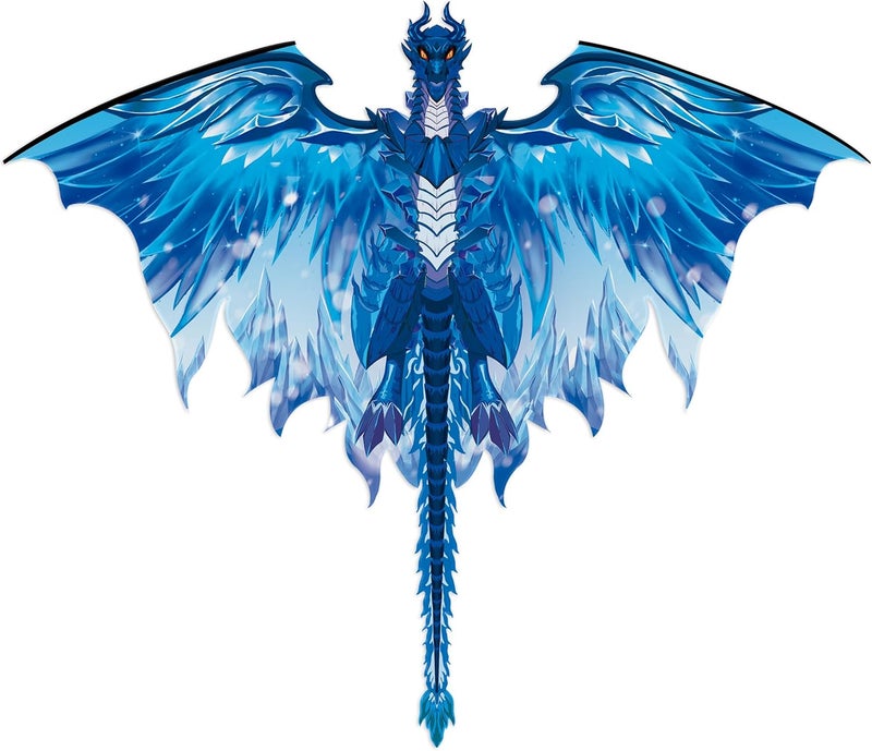 Crogift Dragon Kite for Adults, Kites for Kids Ages 4-8 8-12 Easy to Fly, Kids Kites for Boy Girls, Kite for Beginners Beach Trip Park Family Outdoor Games and Activities - Image 1